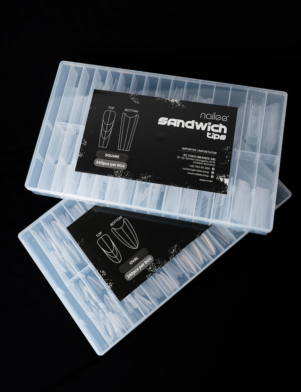 Set Sandwich Double Tips - Oval&Square