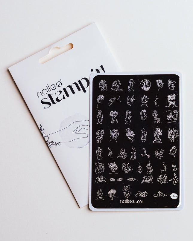 Stamping Nail Plate - 01 Women - NaileeStamping Nail Plate - 01 WomenNaileeFN-SP01/01Nailee
