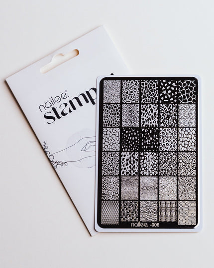 Stamping Nail Plate - 06 Animal Print - NaileeStamping Nail Plate - 06 Animal PrintNaileeFN-SP01/06Nailee