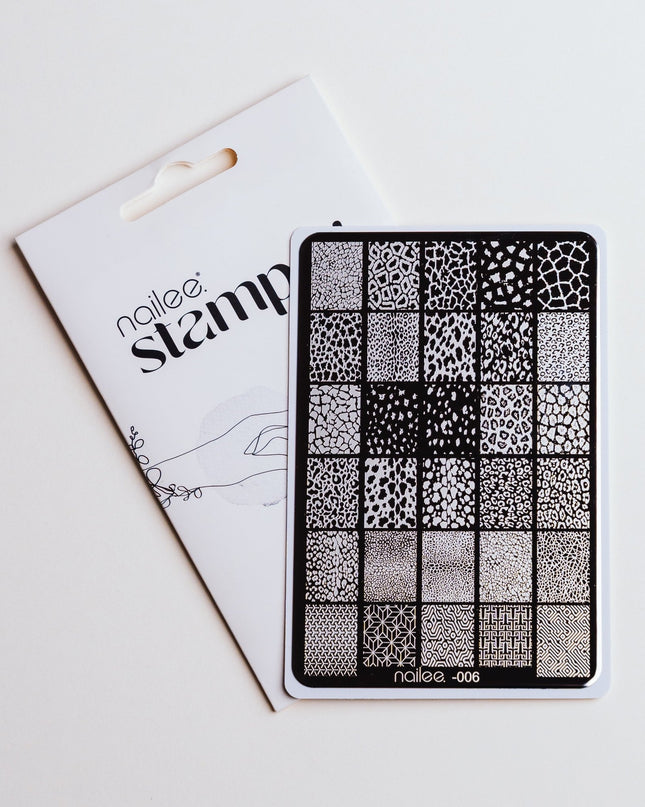Stamping Nail Plate - 06 Animal Print - NaileeStamping Nail Plate - 06 Animal PrintNaileeFN-SP01/06Nailee
