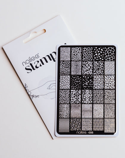 Stamping Nail Plate - 06 Animal Print