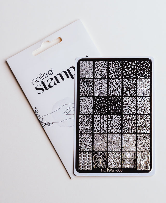 Stamping Nail Plate - 06 Animal Print